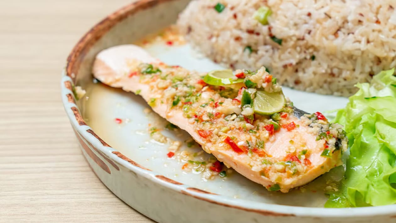 泰式青檸三文魚 – 食譜詳情