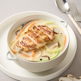 田園蘑菇濃湯雞扒意粉 田園蘑菇濃湯雞扒意粉