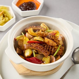 酸辣牛肚什菜乾鍋 酸辣牛肚什菜乾鍋