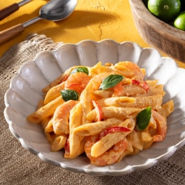 青檸荷蘭汁海鮮長通粉