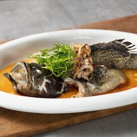 古法雙蠔蠔汁蒸魚