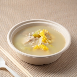 合掌瓜粟米馬蹄煲唐排 合掌瓜粟米馬蹄煲唐排
