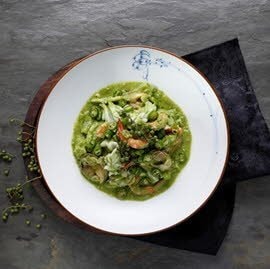 椒麻青醬海鮮匯