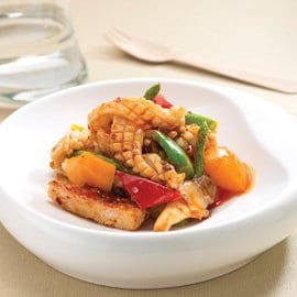 海皇彩椒爆鮮魷 海皇彩椒爆鮮魷