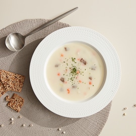 牛肉粒大蔥忌廉濃湯 牛肉粒大蔥忌廉濃湯