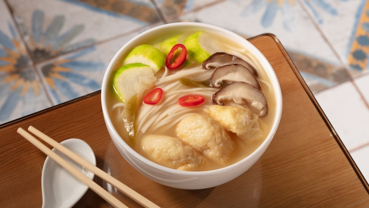 節瓜魚腐酸辣湯淮山麵 – 食譜詳情 節瓜魚腐酸辣湯淮山麵 – 食譜詳情