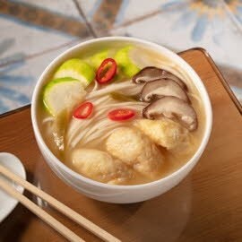 節瓜魚腐酸辣湯淮山麵 節瓜魚腐酸辣湯淮山麵