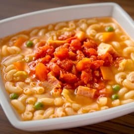 羅馬蕃茄粒粒湯通粉 羅馬蕃茄粒粒湯通粉