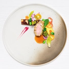 羊柳卷．野菇凍批伴薯茸千層