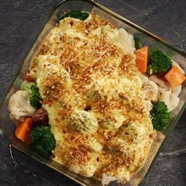 荷蘭醬焗時蔬 荷蘭醬焗時蔬