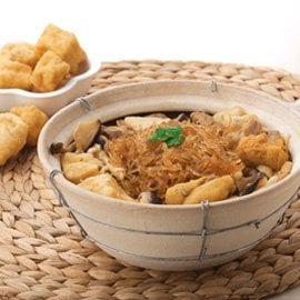 雞汁鮮菌粉絲煲 雞汁鮮菌粉絲煲