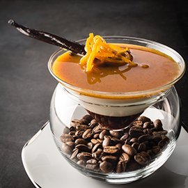 雲呢拿橙皮咖啡奶凍