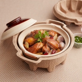 香辣鮑魚炆雞煲