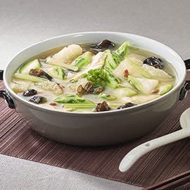魚肚勝瓜腐竹湯鍋