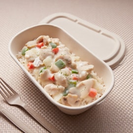 鮮雞白汁雞皇飯