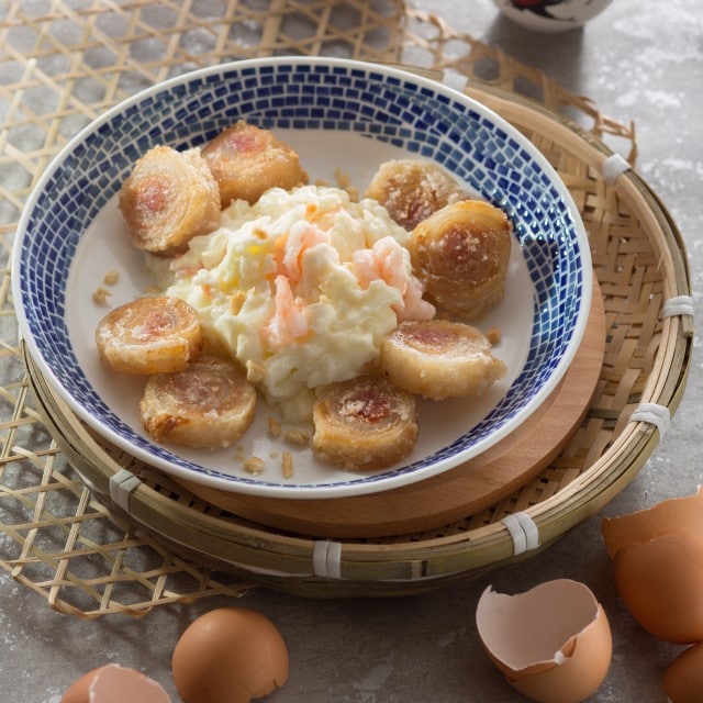 每週大廚上菜：大良炒鮮奶伴野雞卷