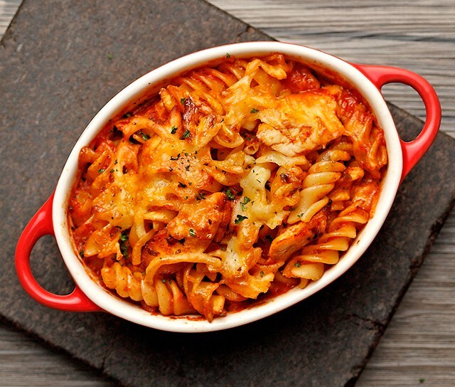 拿破崙雞肉焗螺絲粉