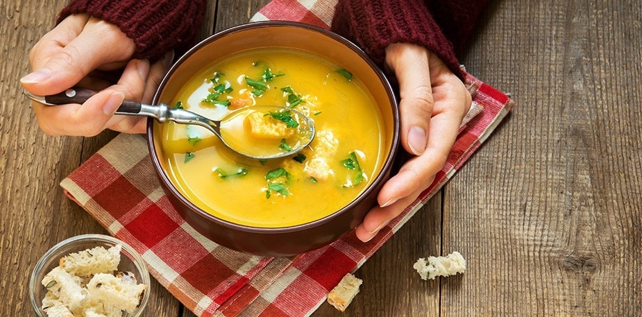 暖呼呼充滿活力的冬日沙律湯