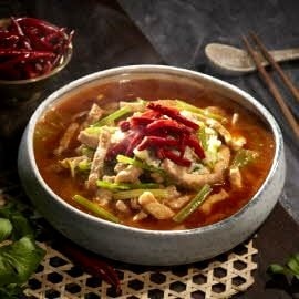 鮮辣紅湯黑豚肉