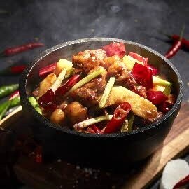 噴香排骨鮮淮山煲