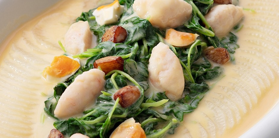 兩款上湯浸菜菜式，製作清爽上湯菜式