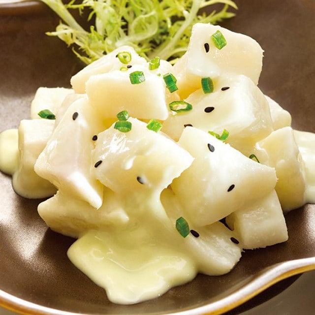 新鮮淮山食譜:青芥鮮淮山,新穎更可口 新鮮淮山食譜:青芥鮮淮山,新穎更可口