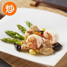 示範菜式:清炒蝦球 示範菜式:清炒蝦球