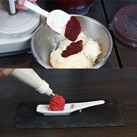 2. 紅菜頭蓉+馬鈴薯蓉 2. 紅菜頭蓉+馬鈴薯蓉