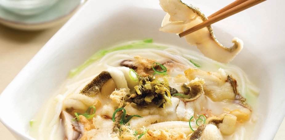 每週大廚上菜：桂魚濃湯上海麵