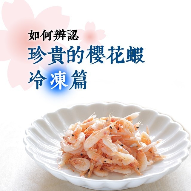 如何辨認珍貴的櫻花蝦-冷凍篇