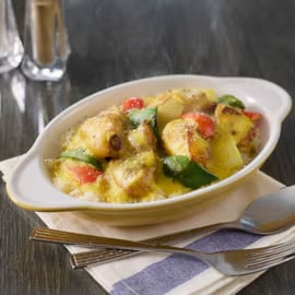 薑黃白汁雞焗飯