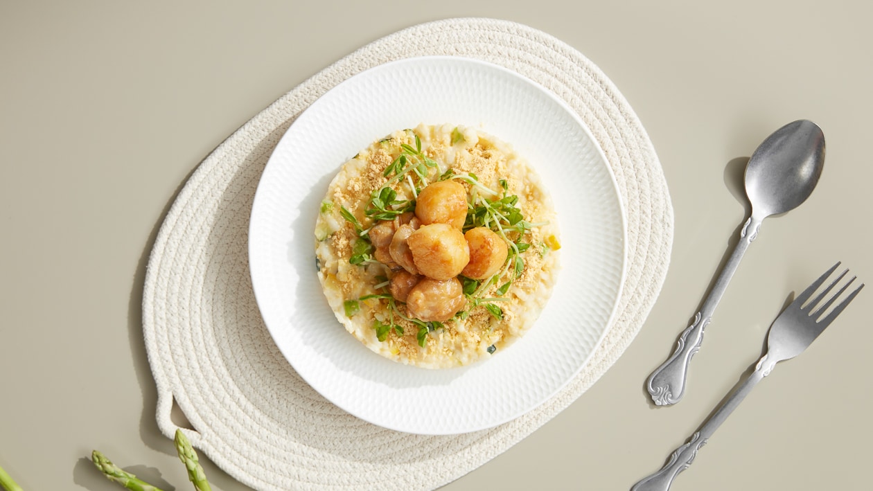風沙鹹蛋燴海鮮意大利飯 – 食譜詳情