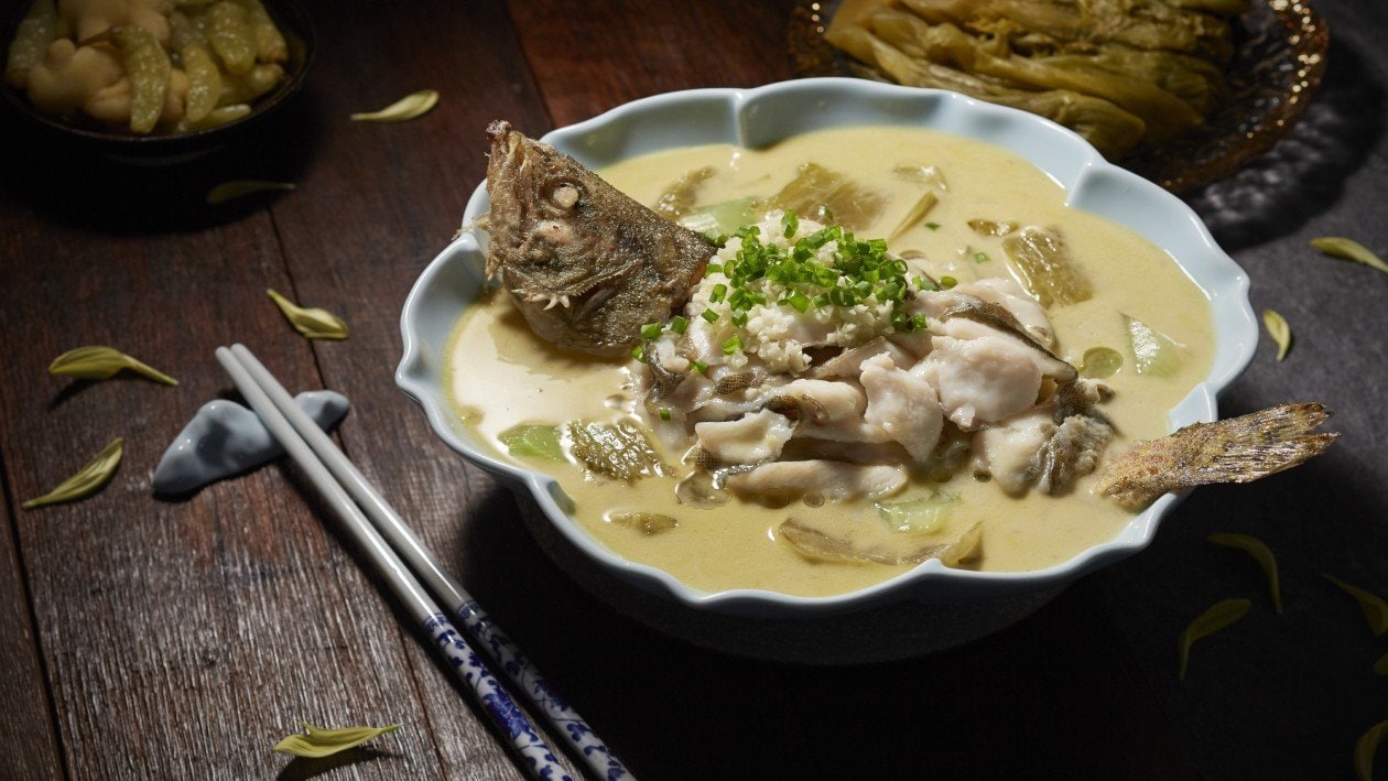 黃金酸菜魚 新鮮魚湯版 – 食譜詳情